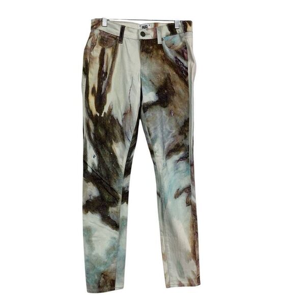 NWOT PAIGE Jeans Verdugo Ultra Skinny Green Gemstone Size 26 - Picture 2 of 12